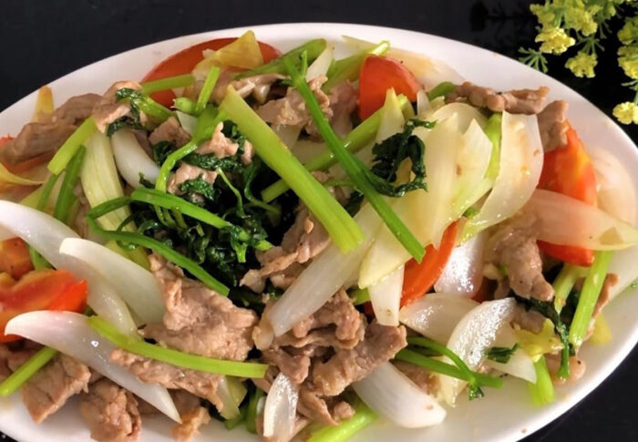 Recette bœuf sauté aux oignons et poivrons à la vietnamienne